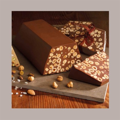 2 Kg Blocco da Taglio Gianduia con Nocciole Piemonte IGP VENCHI [ce7fe311]