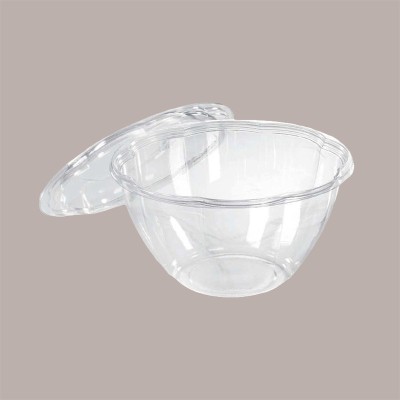 50 Pz Coppa Insalata Fondo+Coperchio PLA BIO 950Ml Trasparente [74a41c42]