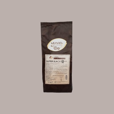1,6 Kg Preparato in Polvere Box Super Black Gusto Cioccolato Fondente Vegan Ok ideale per Gelato Leagel [35098a79]