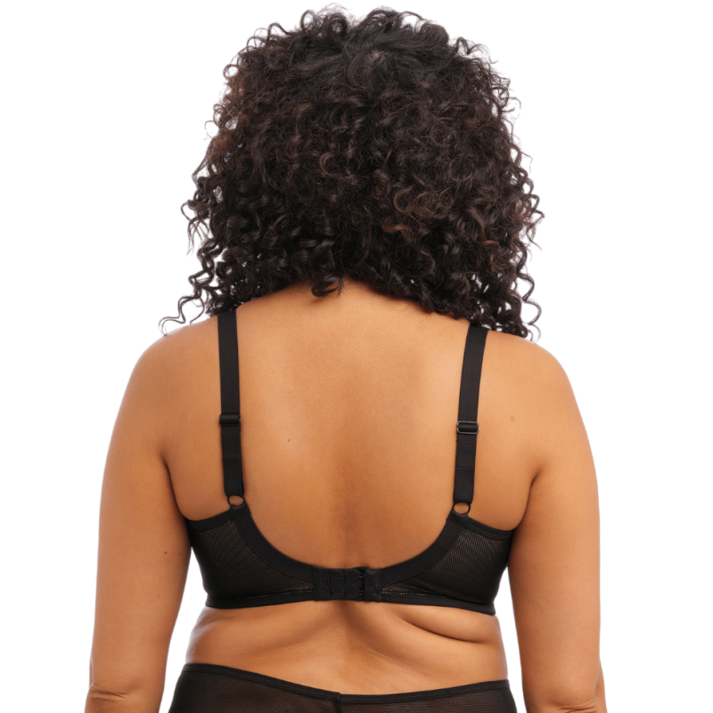 Reggiseno soft Kintai scollato nero Elomi