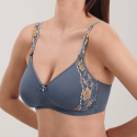 Reggiseno sky grey spacer Colette senza ferretto by Rosa Faia