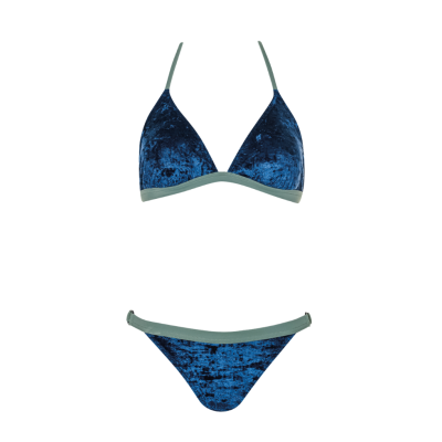 Bikini a triangolo in ciniglia per teenager