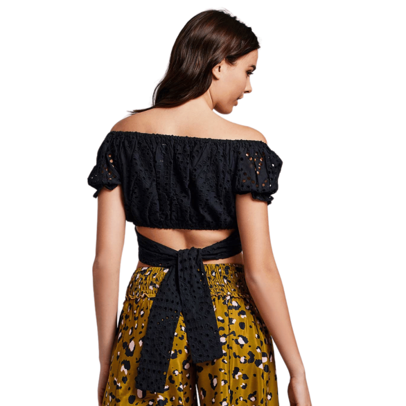 Top Pizzo nero by Iconìque