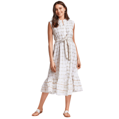 Abito Iris cotone bianco by Iconìque