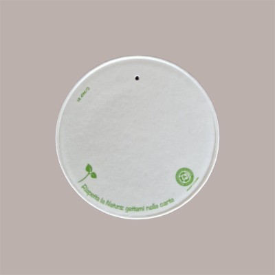 100 Coperchio in Carta Chiuso 62mm Bicchiere Caffè 120cc 4oz B10 [eba83bf7]