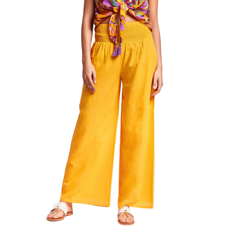 Pantalone Palazzo giallo by Iconìque