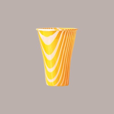 100 Pz Bicchiere Drink Mix 500cc Arancio Bibita Granita Yogurt Alcas [7536015d]