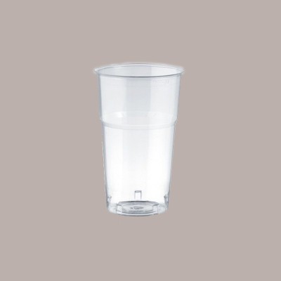 100 Pz Bicchiere Plastica Kristal Cup 300cc (0,25 L alla Tacca) Monouso per Bibite Fredde [0b3afa65]