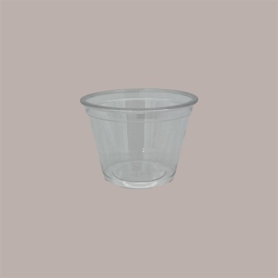 100 Pz Coppa Vasetto Trasparente per Yogurt e Gelato in Polietilene Pet 210cc [c2e1d123]