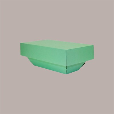 30 Pz Vaschetta per Gelato PaperGel Verde 350 gr Totalmente in Carta [71669e66]