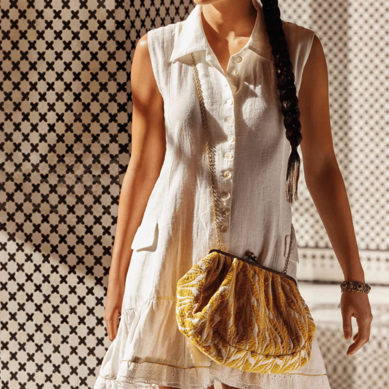 Borsa gialla Linda by Iconìque