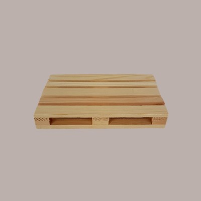 3 Pezzi Bancale Legno Naturale Mini Vassoio Pallet 16x24H3,5 cm [d12bfa7d]