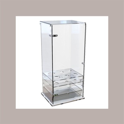 Portaconi 6 File con Cassetto e Porta 2 Formati Coni per Gelaterie in Plexiglass 27,5x15H20 cm [ce86ae26]