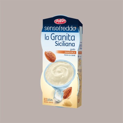 12 x 100 Ml Granita Siciliana Gusto Mandorla Dolfin Senso Pronta da Gelare Freddo (6 astucci da 2) [f51d5c8b]