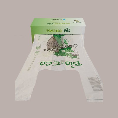 Shoppers Biodegradabili Lucgel, Rotolo 150 Sacchetti, 22+12x50 cm, Buste per Gelato [dbbbc558]