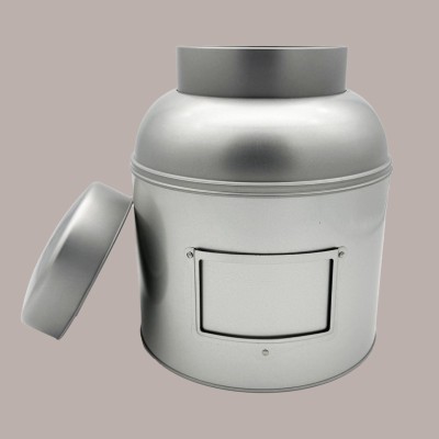 1 Pz Barattolo in Latta Caddy Maxi Portaspezie Alluminio Argento 203x243 mm [2afd9616]