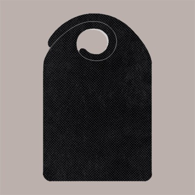 200 Pz Bavaglio Bavì Nero in Tessuto TNT Monouso 37x57 Cm [1769df84]
