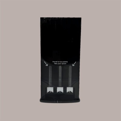 Dispenser Automatico Porta Palette Gelato a 3 Piste Colore Nero [5be9886c]