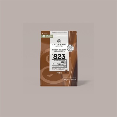 Cioccolato di Copertura al Latte 823 Callets Callebaut 2,5 Kg [49ed1d39]