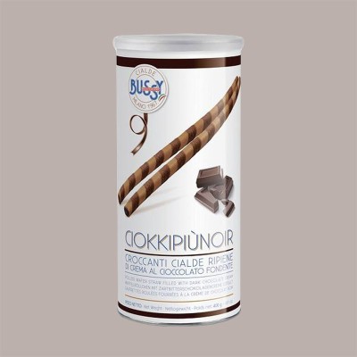 Tubo Ciokkipiùnoir Sigaretta Ripiena con Crema Cioccolato Fondente Bussy 400 gr [98b05793]