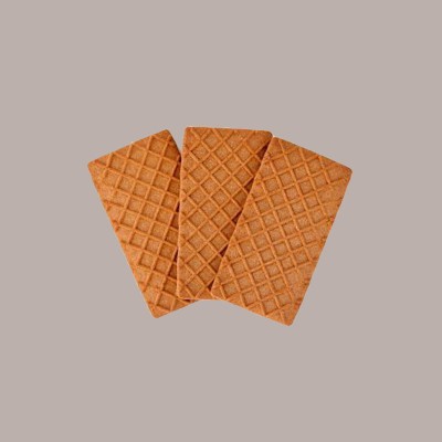 Biscotto Rettangolare al Cacao per Biscotto Gelato Bisgel Break&Go 390 pz [6be4edde]