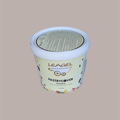 Glassa Copertura Pastrycover al Gusto Gianduia Ideale per Panettoni e Colombe Leagel 3,5 Kg [51e722ab]