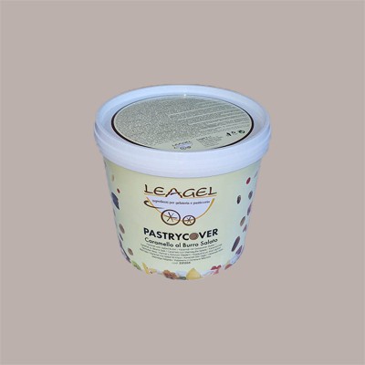 Glassa Copertura Pastrycover Caramello Burro Salato Ideale per Panettoni e Colombe Leagel 3,5 Kg [430cf1af]