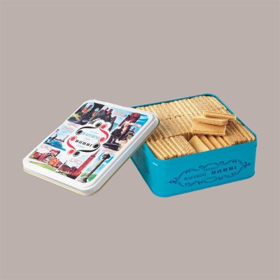 BABBI Waferini Romagna alla Vaniglia e Nocciola, Confezione Regalo in Latta 830g [52d79ec8]