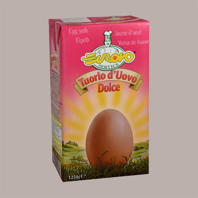 Tuorlo d'Uovo Zuccherato 50% Stabilizzato EUROVO Brik da 1,25 Kg [f3a0a254]