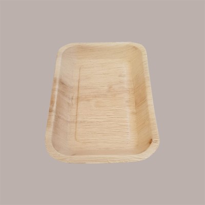 Piatto Rettangolare in Foglia di Palma Bio 160x240H28 mm 25 Pezzi [81cf089a]