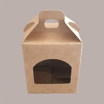 Scatola Astuccio Porta 1 Vasetto Salse Creme in Cartoncino Avana 90x90H100 mm 20 pezzi [cc7e8814]