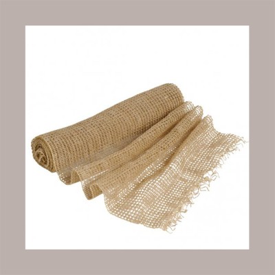 Juta Naturale Pesante, 9,10 Metri Rotolo, H60 cm, per Composizioni Floreali, Vetrinistica, Confezionamento [cb6c014d]