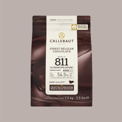 Cioccolato Fondente di Copertura 811 in Bottoni Callebaut 2,5 Kg [c4e7d4b9]