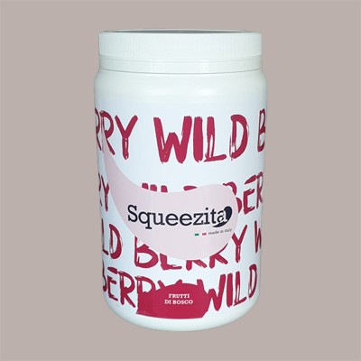 Farcitura Marmellata Salsa al Gusto di Frutti di Bosco 35% Squeezita 2 Kg [ec70720b]