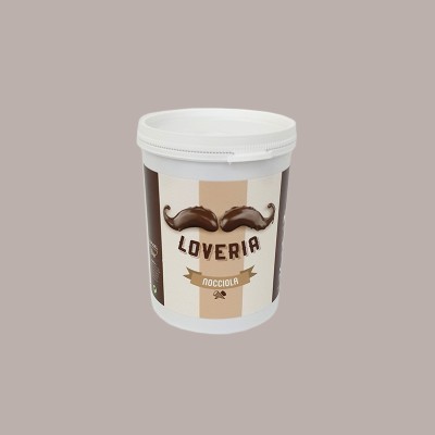 Crema Spalmabile Loveria Gusto Nocciola Ideale per Gelato Yogurt Leagel 1,2 Kg [6658a903]
