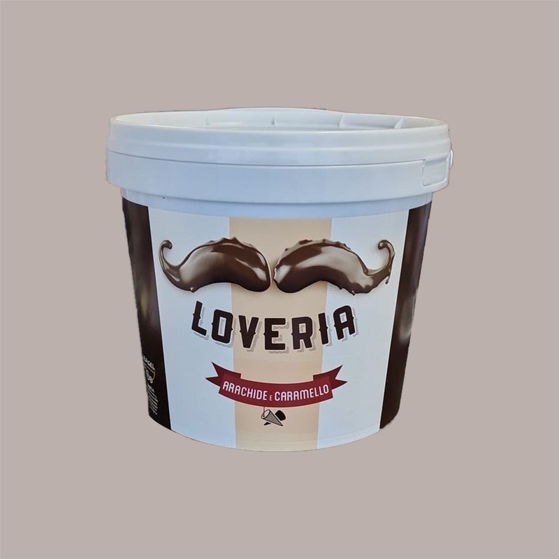 Loveria Crema Spalmabile Gusto Arachide e Caramello ideale per Gelato Leagel 5,5 Kg [d5c73f29]