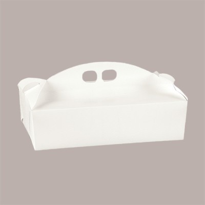 Scatola Porta Paste Carta Fibra Bianca 390x280 H60 mm 10 pezzi [5a13ae25]