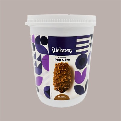 Copertura Crunchy al Gusto di Pop Corn Ideale per Stecco Biscotto Gelato Stickaway Leagel 1,2 Kg [55948e11]