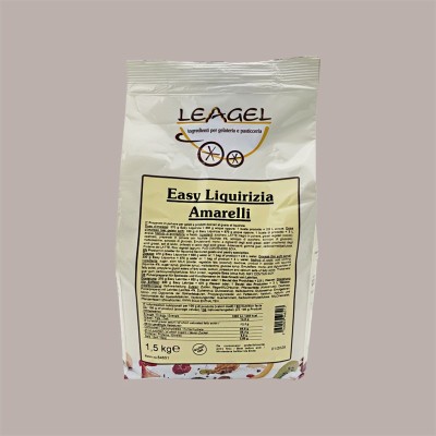 Easy Liquirizia Amarelli Preparato in Polvere per Gelati e Prodotti Dolciari alla Liquirizia Leagel 1,5 Kg [da6a26c3]