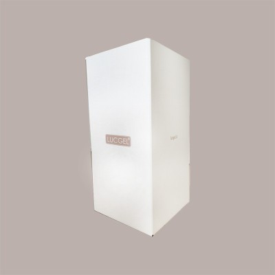 Fondo Cestino Raccolta Differenziata in Carta Automontante Bianco 38x38 H 77 cm 2 pezzi [7530fe56]