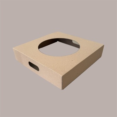 Coperchio Avana in Carta per Cestino Raccolta Differenziata 38x38 cm 2 pezzi [ac162034]