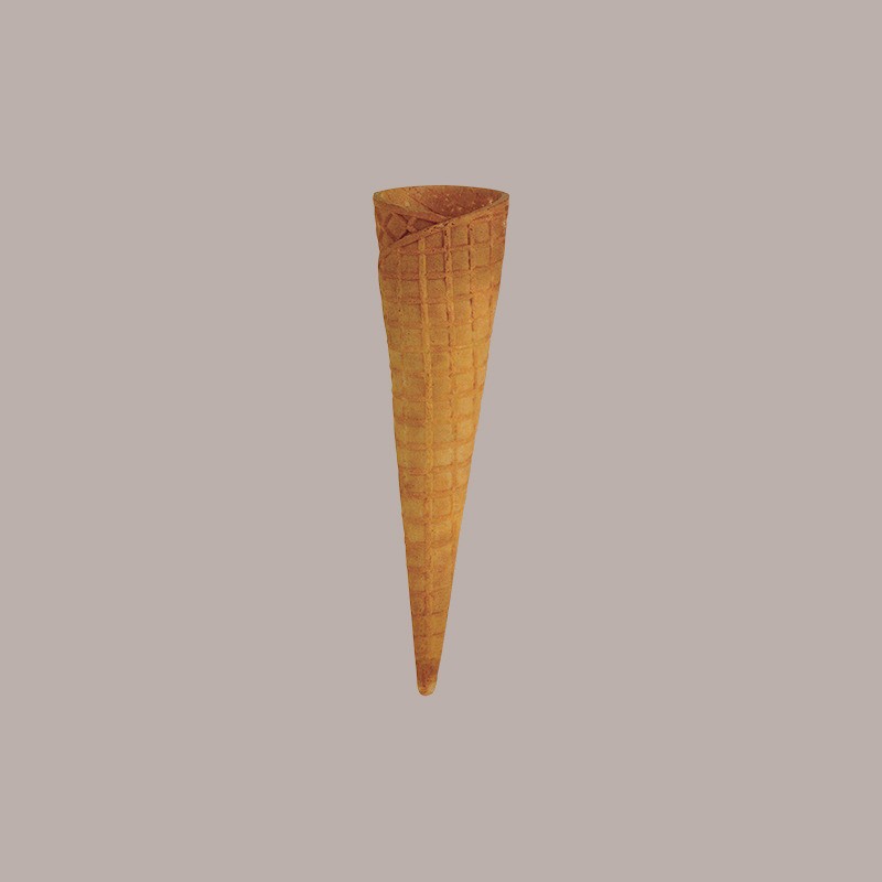 Cono Arrotolato Cialda per Gelato Senza Glutine con Farina di Riso Dm48H180mm Italcialde 160 pezzi [53e56cb5]