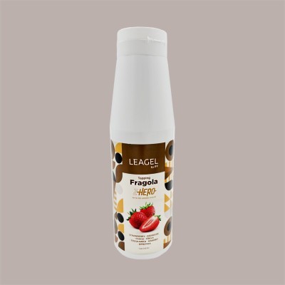 Topping Zhero al Gusto Fragola Senza Zuccheri per Gelati e Dessert Leagel 1 kg [5170531f]