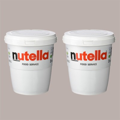 Nutella Crema Spalmabile in Barattolo da 3 Kg Ferrero 2 pezzi [93f48a6c]