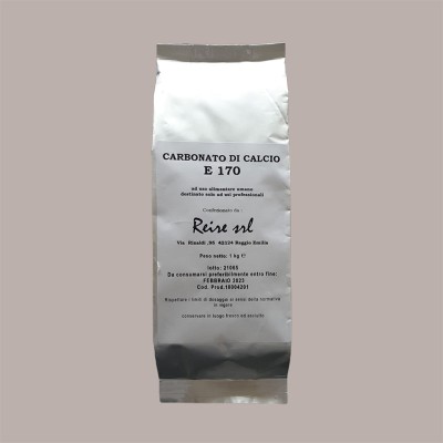 Carbonato di Calcio E170 Additivo Alimentare Calcio REIRE 1 Kg [ed362da2]