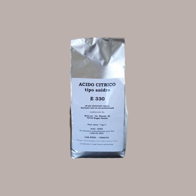 Sacchetto Acido Citrico Tipo Anidro Puro 100% E330 REIRE 1 Kg [2f11f392]