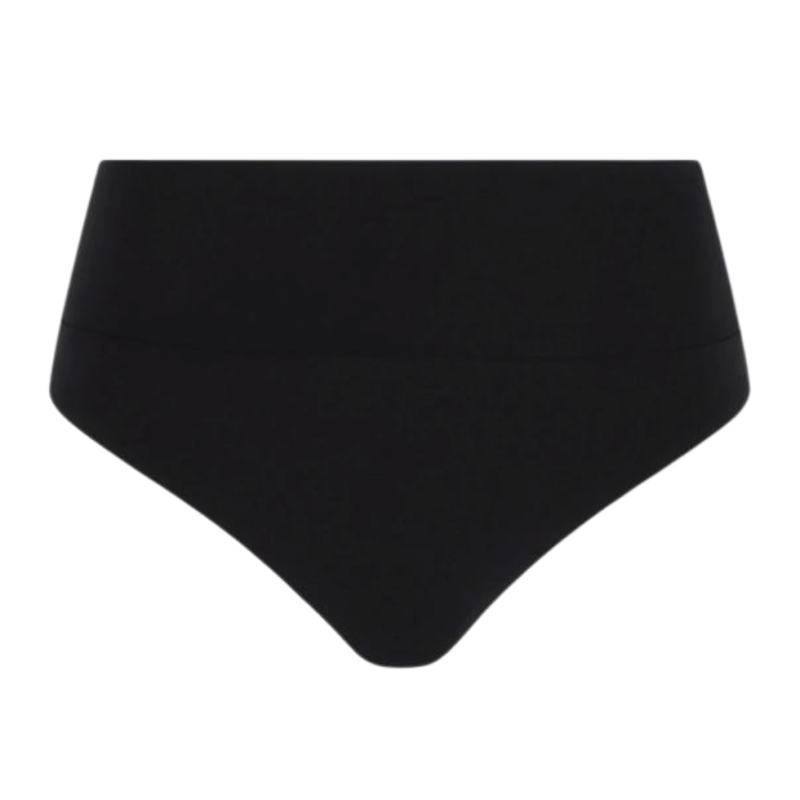 Slip alto bikini Emblem nero Chantelle
