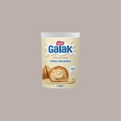 Crema Spalmabile Gusto Cioccolato Bianco Galak Nestlè Ideale per Farcitura Cornetti Dolci 1,2 Kg [7967d104]