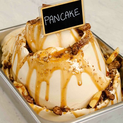 Kit Pancake Completo di Pasta Pancake, Topping Acero e Granellone di Noci Pecan Pralinate Leagel 8 Kg [8560dd43]