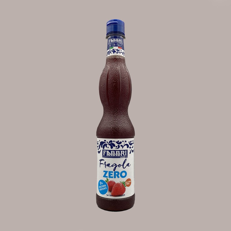 Sciroppo Concentrato per Granita Gusto Fragola Zero Calorie Senza Zuccheri Mixybar Fabbri 740 gr [9aec3f27]